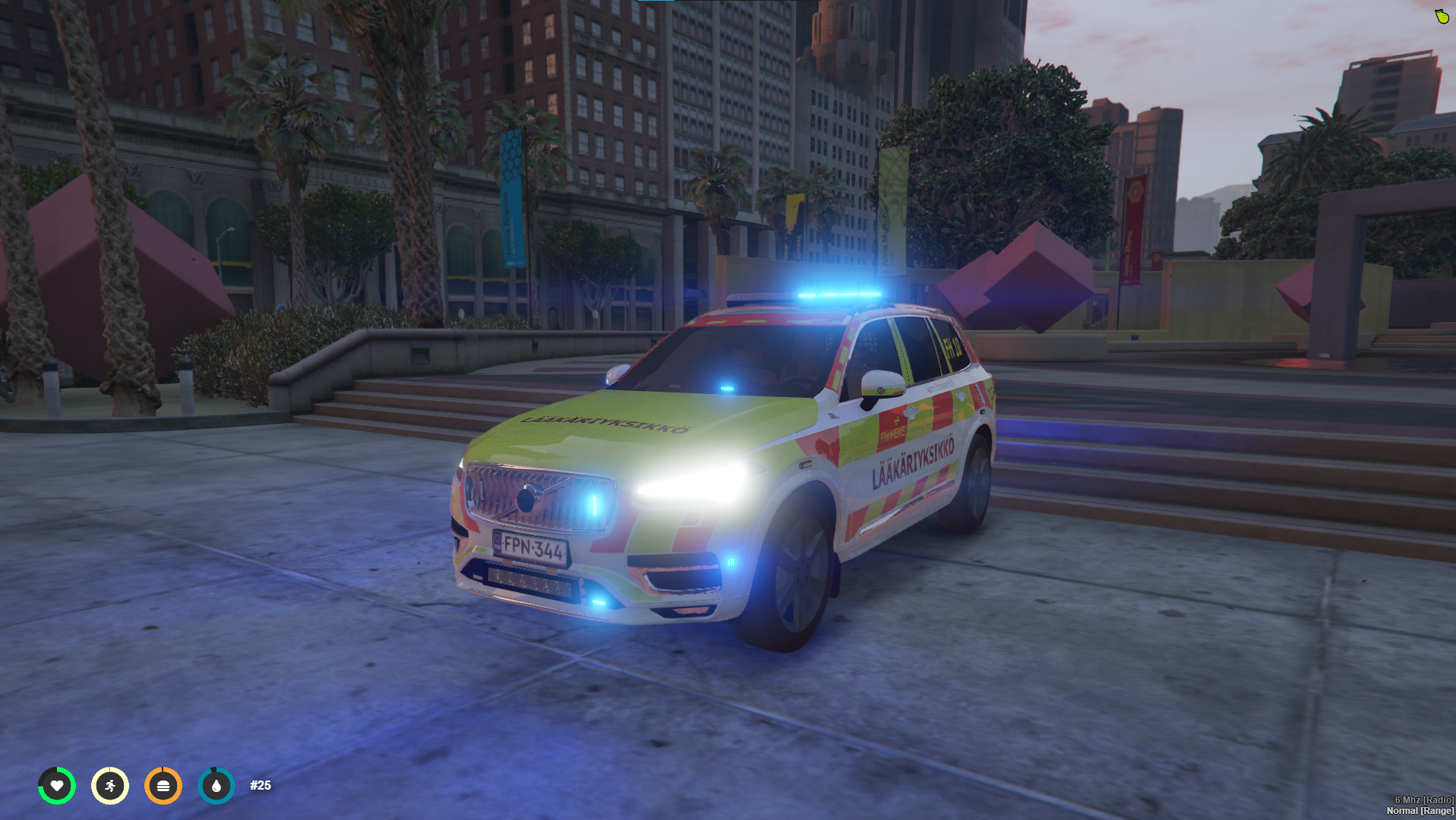 EFH 10 Lääkäriyksikkö esittelee hätävilkkujaan